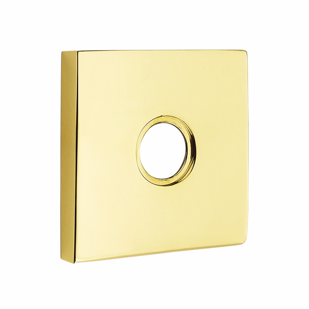 Brass Modern Hardware Collection - Privacy Helios Left Handed Door Lever  With Modern Rectangular Rose in Oil Rubbed Bronze by Emtek Hardware -  5212234HLOLHUS10B