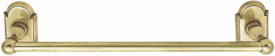 Emtek 30 Traditional Brass Towel Bar w/Quincy Rosette  Buy a 26023-31  Emtek 30 Traditional Brass Towel Bar w/Quincy Rosette by BATHROOM  ACCESSORIES online - Baldwin Direct